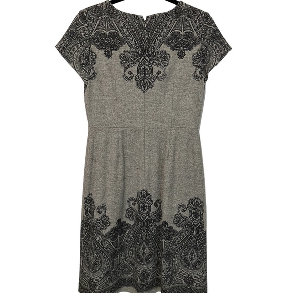 Talbots Petites Women’s Gray Wool Dress With Lining, Size High Quality Size 4 - Picture 3 of 6